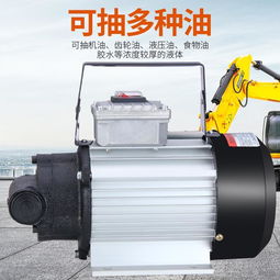 灼濛 電動(dòng)抽油泵柴油12v24v220v自吸泵液壓油抽油機(jī)機(jī)油泵齒輪泵,一品好特惠
