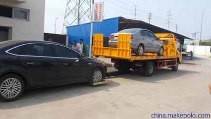 供應東風國四上藍牌一拖二平板清障車圖片大全——湖北晶正專用汽車銷售
